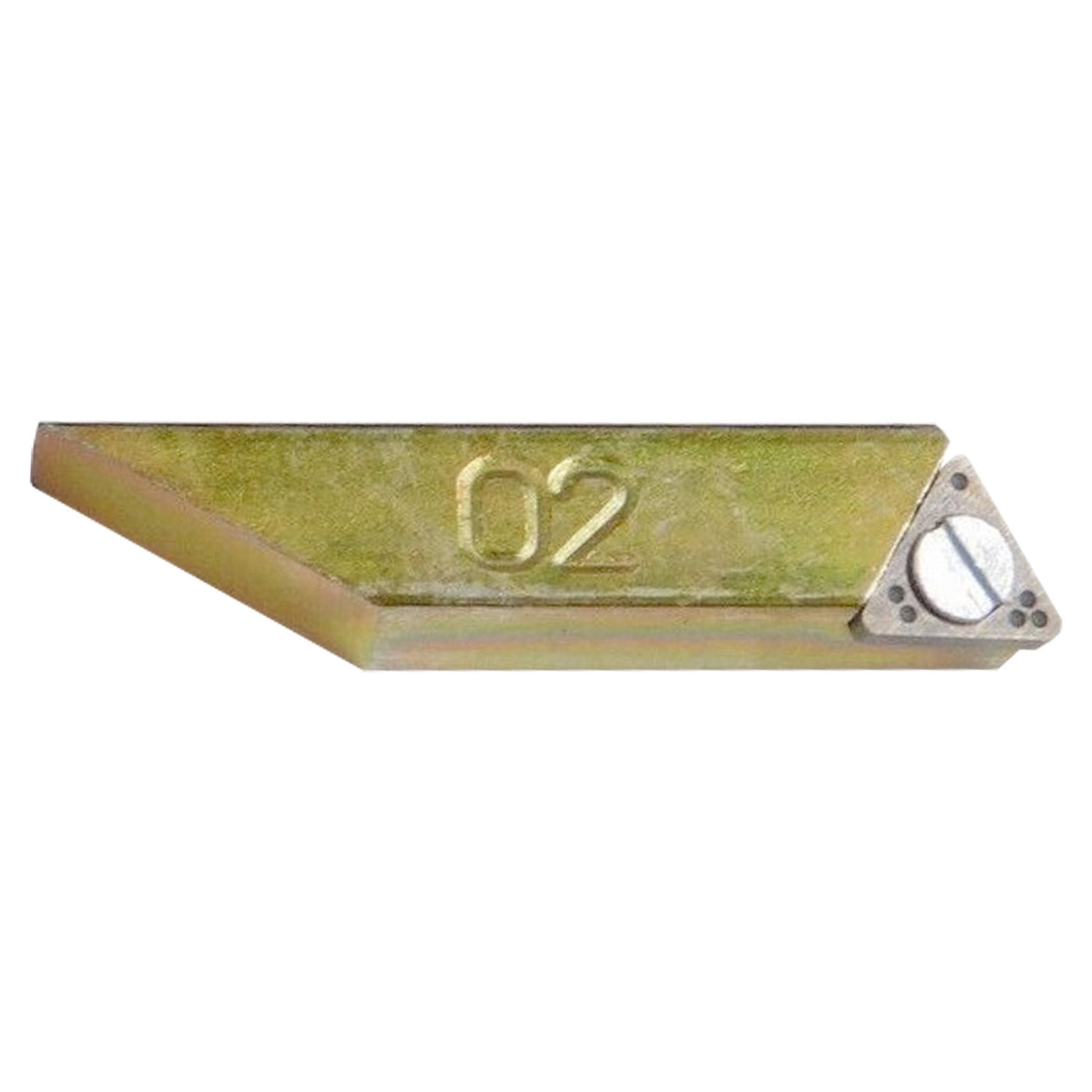 Left-Hand Negative Rake Tool Holder with Carbide Insert, Fits AMMCO Brake Lathes, Part #10702