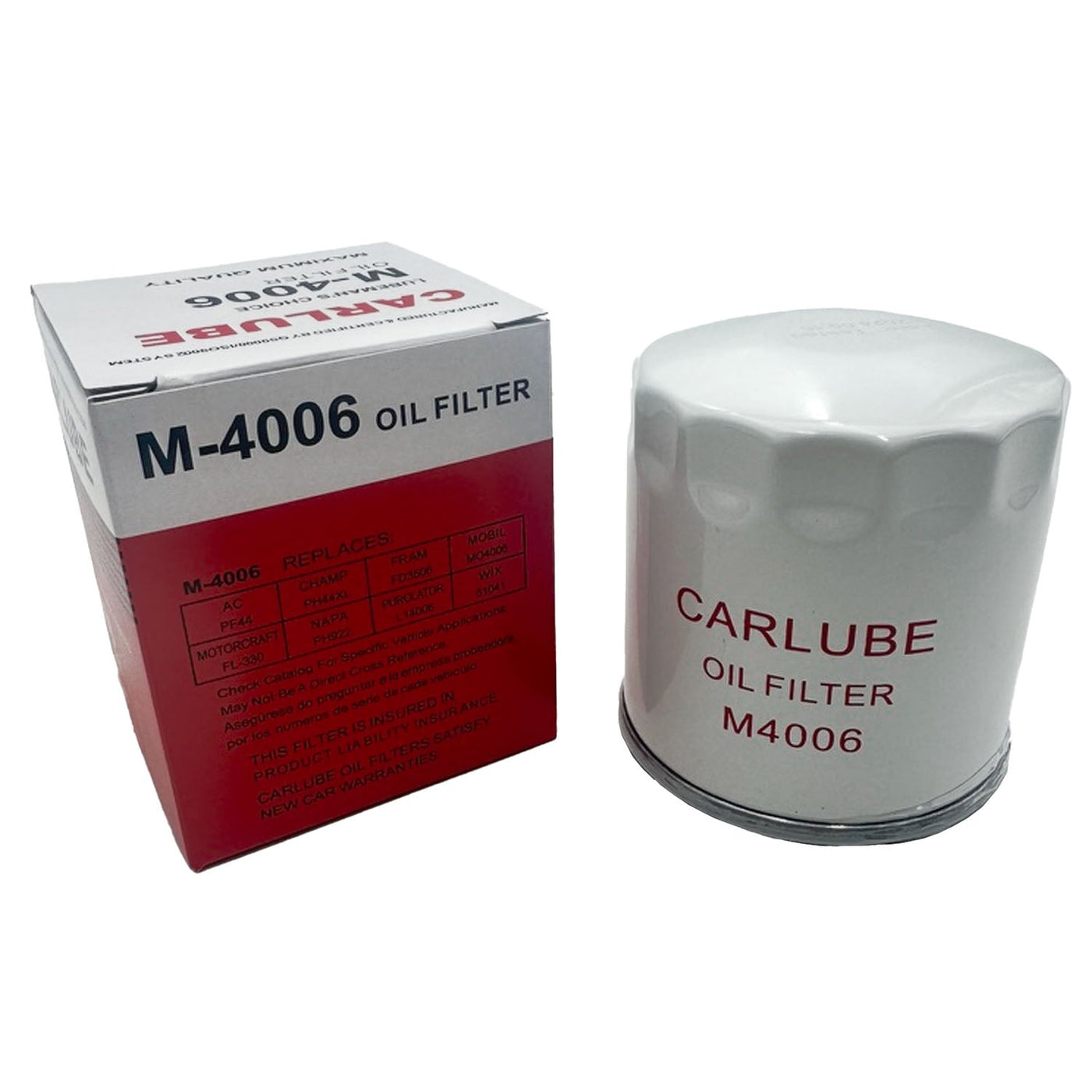 M4006 Engine Oil Filters for Chevrolet, GMC, Pontiac - Case of 12, alternate view