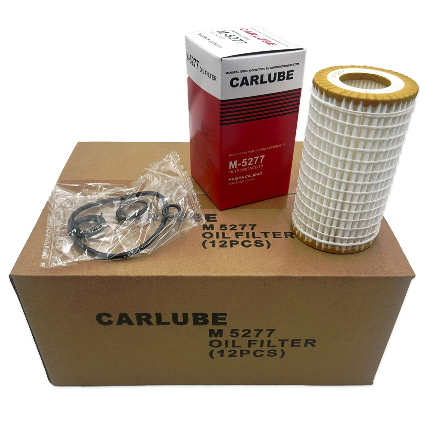 M5277 Engine Oil Filters for 1998-2015 Mercedes-Benz - Case of 12