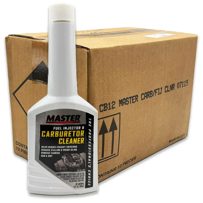 MASTER CB12 Fuel Injector & Carburetor Cleaner 12 oz - Case of 12