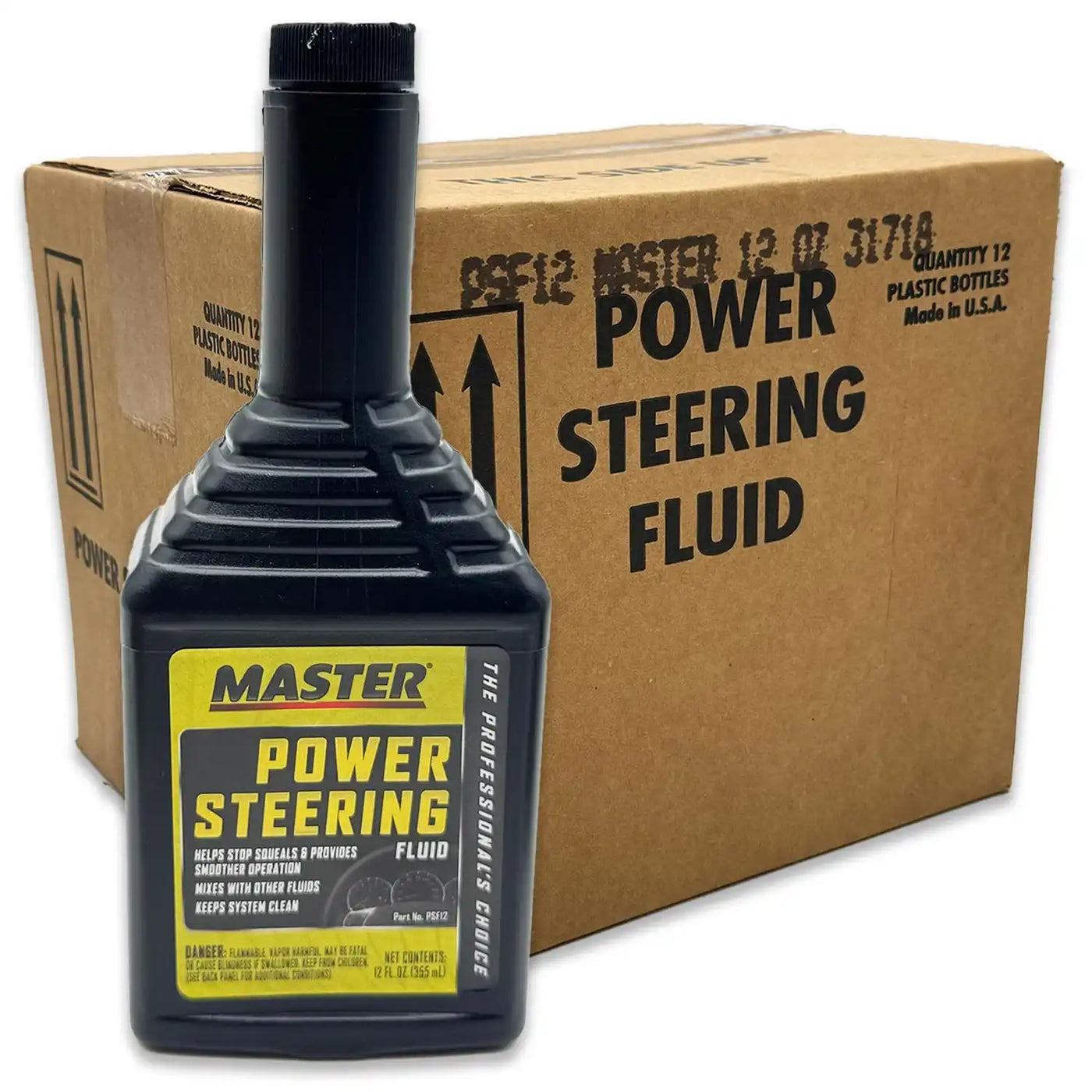 MASTER PSF12 Power Steering Fluid 12 oz - Case of 12
