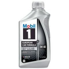 6-Pack Mobil 1 0W-40 European Car Formula Full Synthetic Motor Oil, 1 QT, alternate view