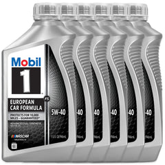 6-Pack Mobil 1 5W-40 European Full Synthetic Motor Oil, 1 QT, alternate view