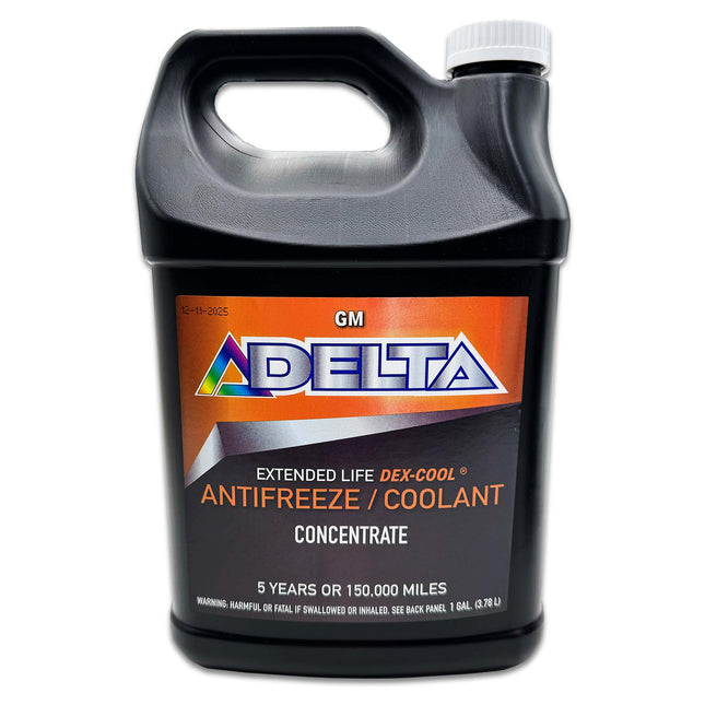 Orange GM Dex-Cool 50/50 Coolant Antifreeze, 1 Gallon