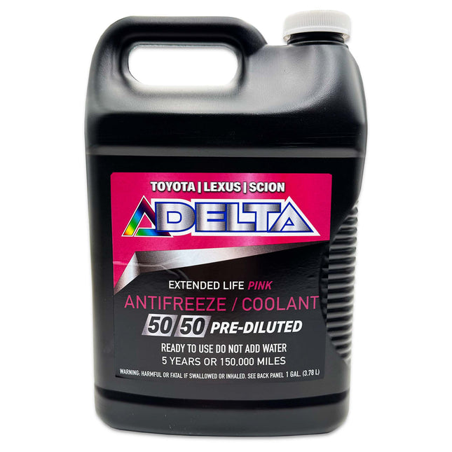 Pink 50/50 Coolant Antifreeze Toyota, Lexus, Scion, 1 Gallon