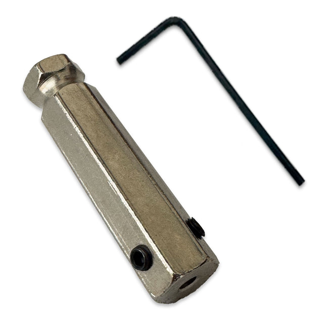 Quick Change Adapter for 1/8" Carbide Cutter Bit - 3-Screw Secure Hold