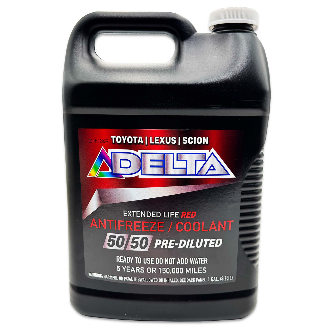 Red 50/50 Coolant Antifreeze Toyota, Lexus, Scion, 1 Gallon