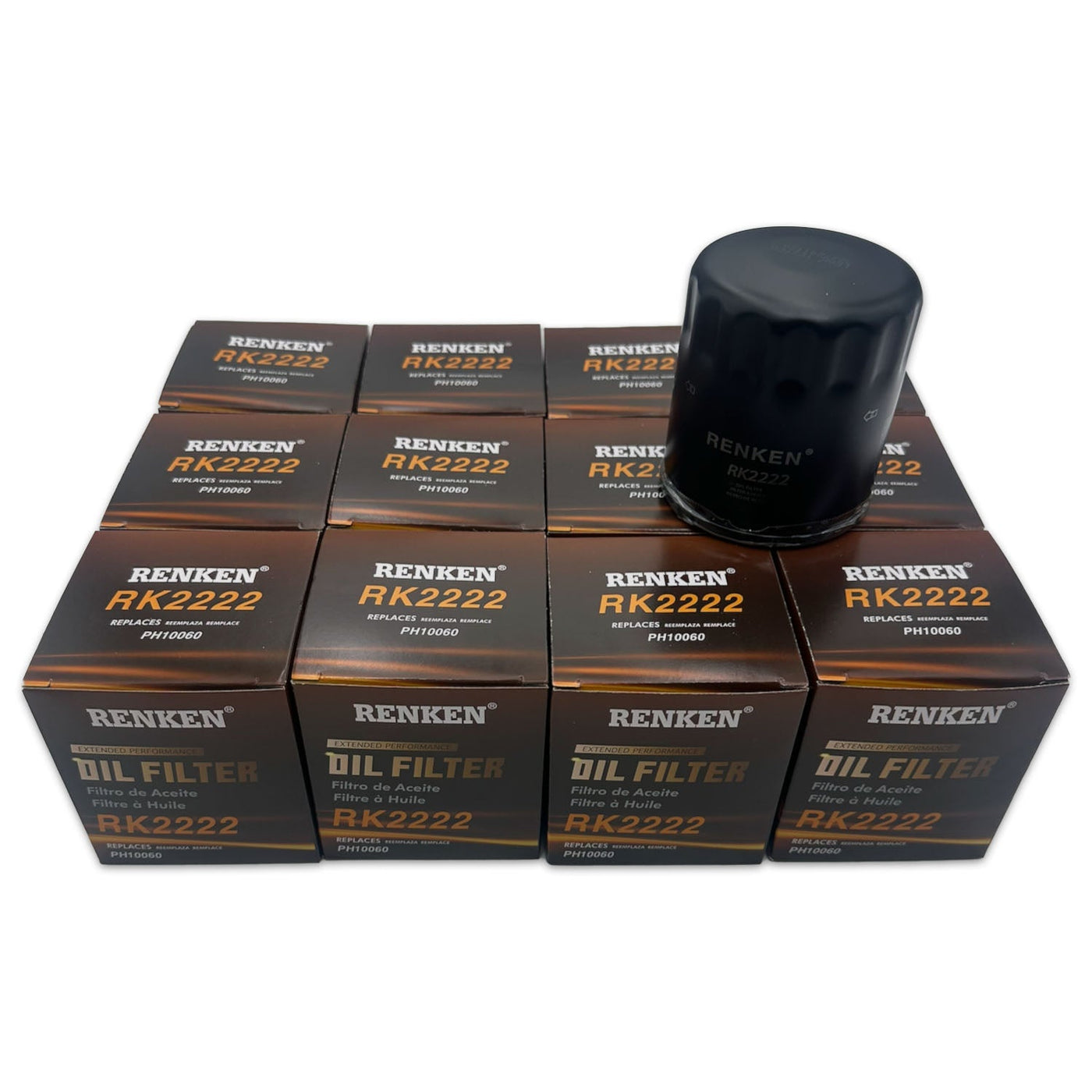 RK2222 Engine Oil Filters for Chevrolet, GMC, Jeep, Dodge, Ram - Case of 12, alternate view