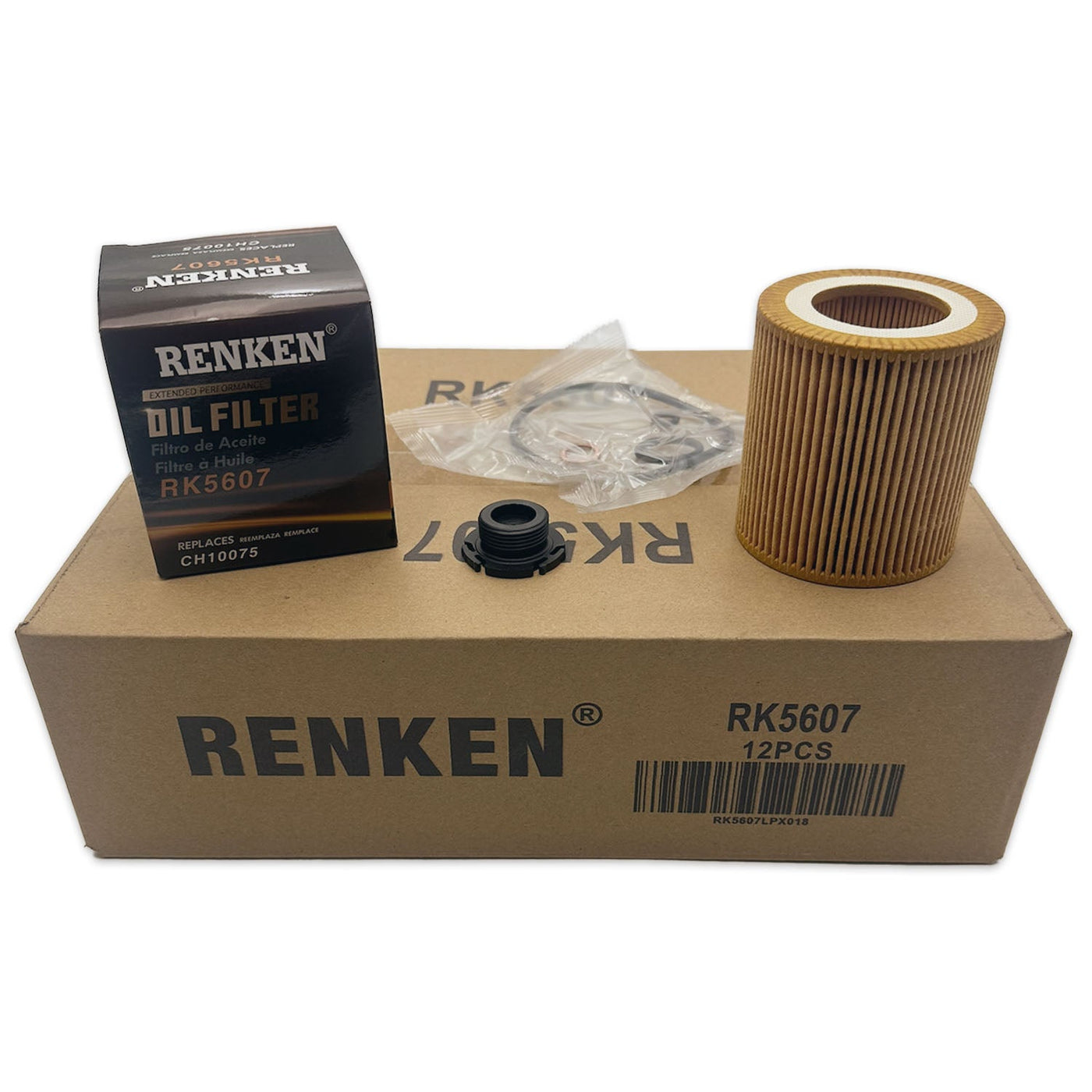 RK5607 Engine Oil Filters for 2000-2020 BMW Vehicles - Case of 12