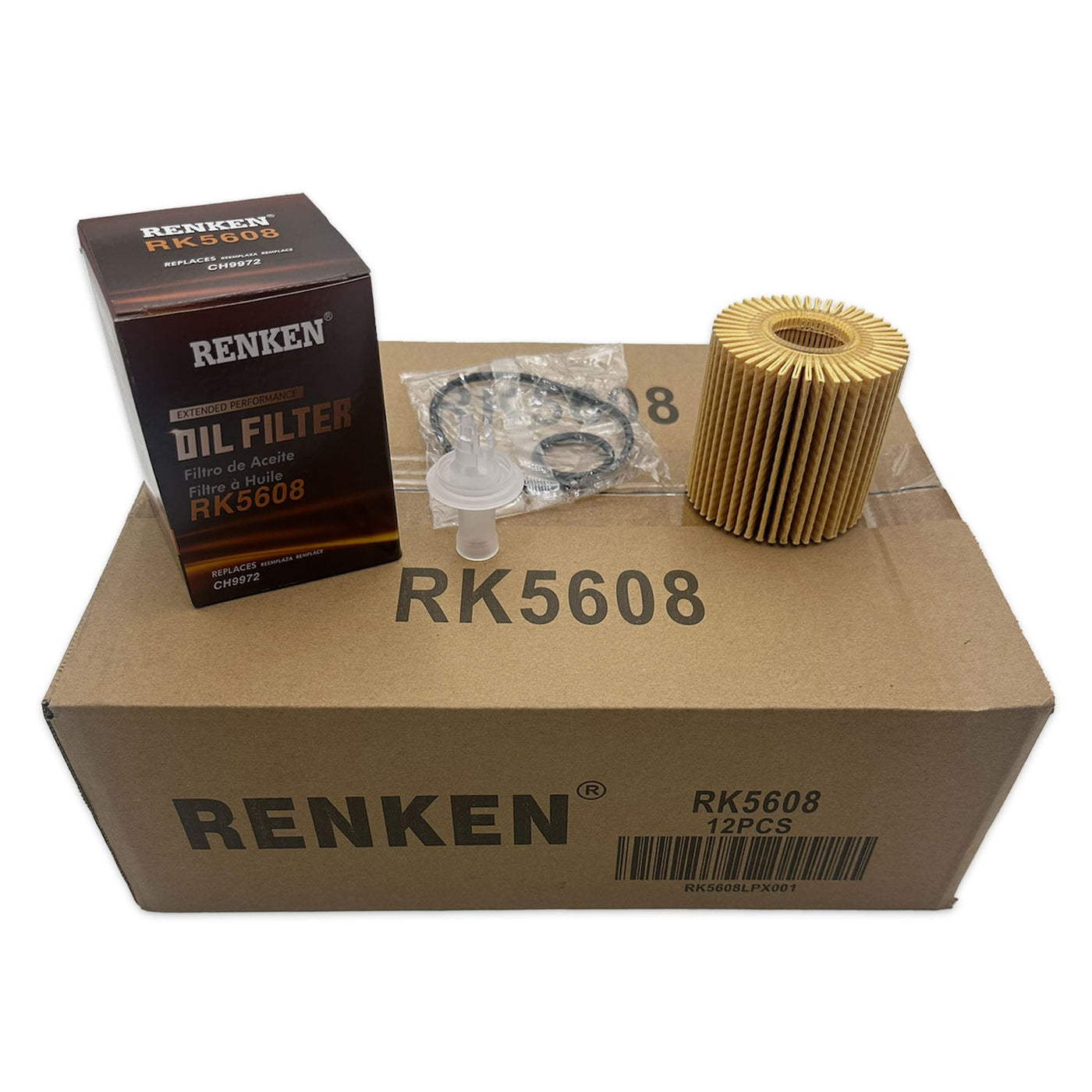 RK5608 Engine Oil Filters for Toyota, Lexus, Scion - Case of 12