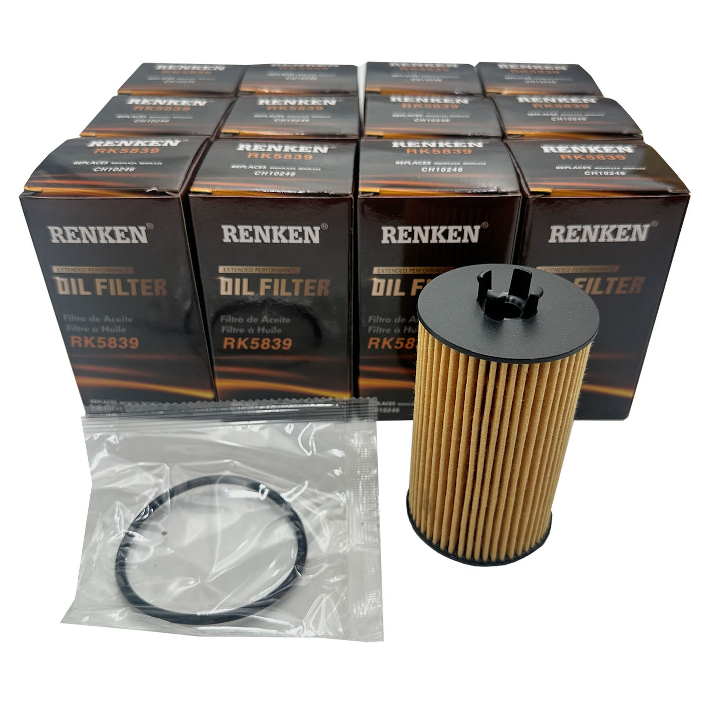 RK5839 Engine Oil Filters for General Motors Vehicles - Case of 12, alternate view