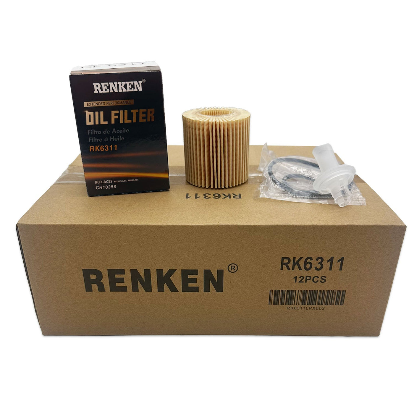 RK6311 Engine Oil Filters for Toyota, Lexus, Pontiac - Case of 12