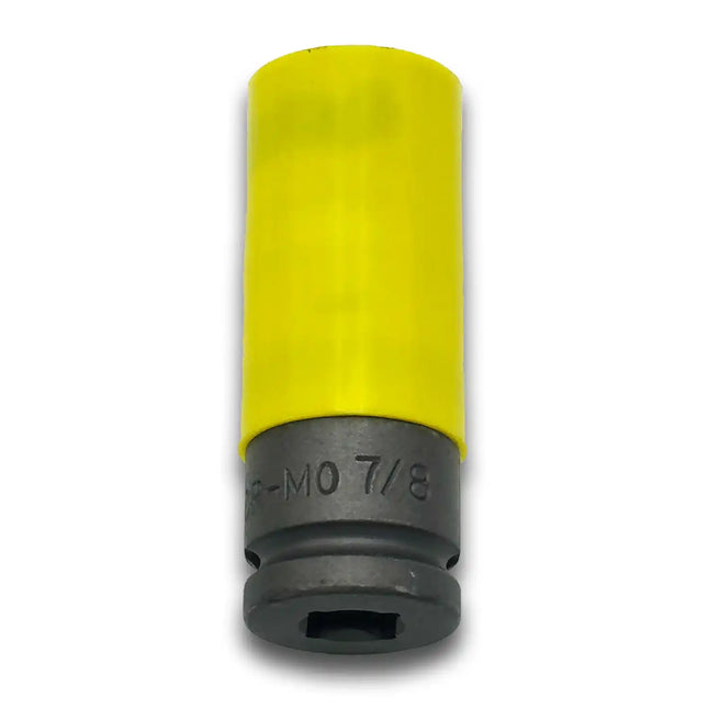 Thin-wall 7/8" Steel Socket with Plastic Sleeve to Protect Wheels 1/2" Drive,