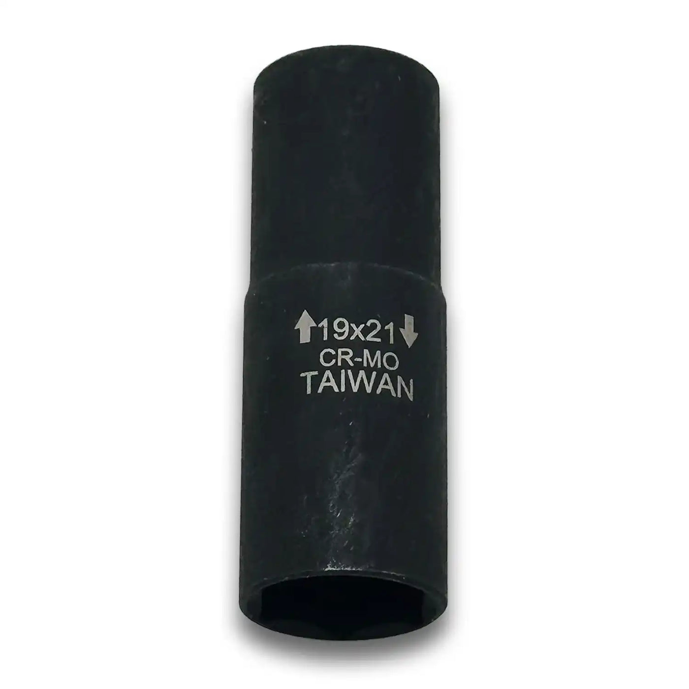 Thin-Wall Flip Socket 19mm x 21mm Metric - 1/2" Drive, Cr-Mo Steel