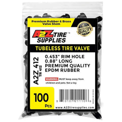 TR412 Rubber Snap-In Tire Valve Stem - 0.453", additional view 3