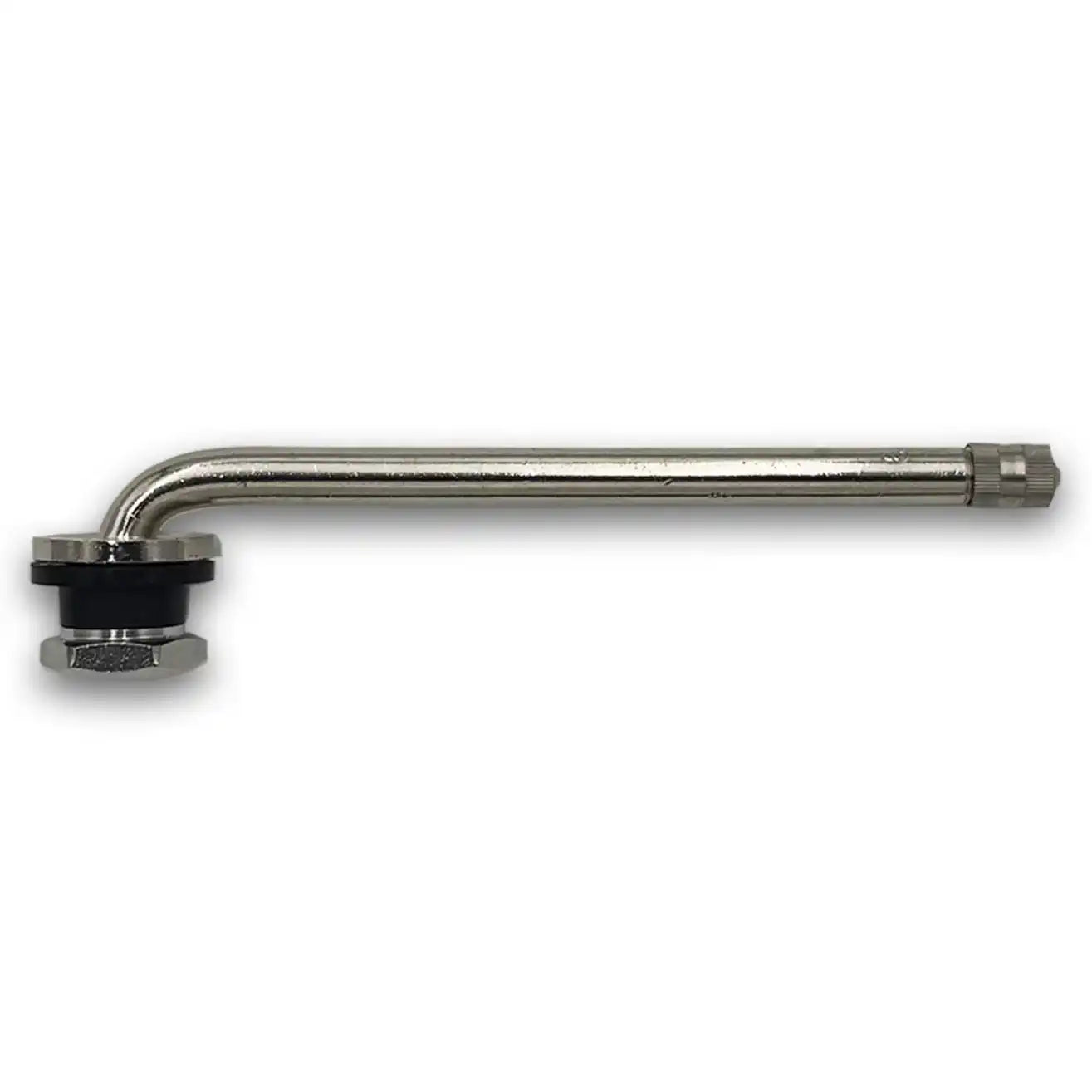 TR509 Nickel 90deg. Clamp-In Truck Valve Stem 4.75"