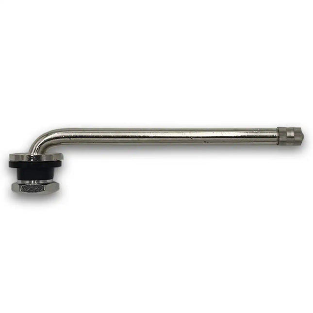 TR509 Nickel 90deg. Clamp-In Truck Valve Stem 4.75"
