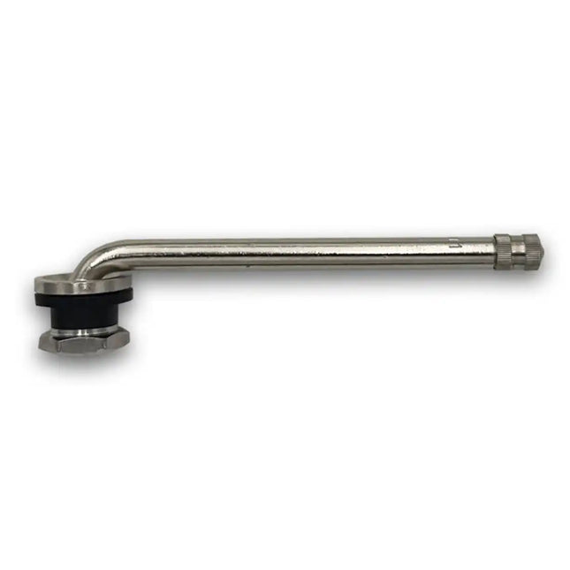 TR511 Nickel 90deg. Clamp-In Truck Valve Stem 4.25"