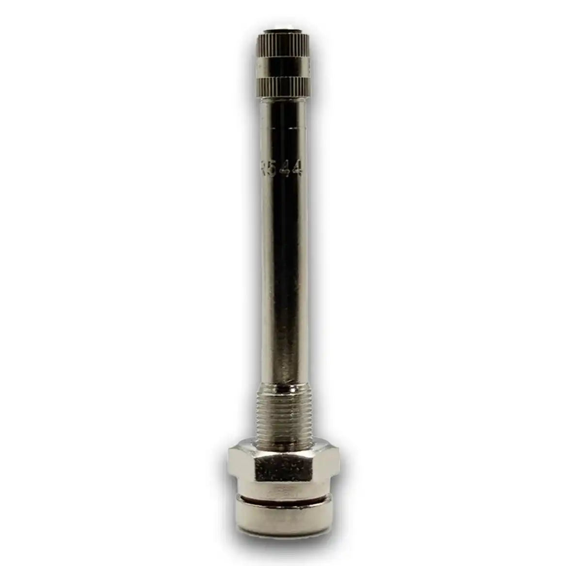 TR544 Nickel O-Ring Clamp-In Truck Valve Stem 2.9" Straight