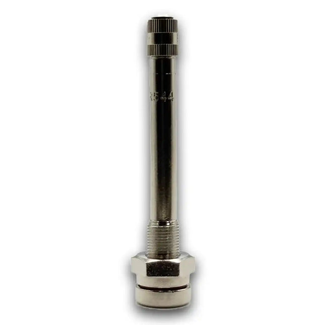TR544 Nickel O-Ring Clamp-In Truck Valve Stem 2.9" Straight