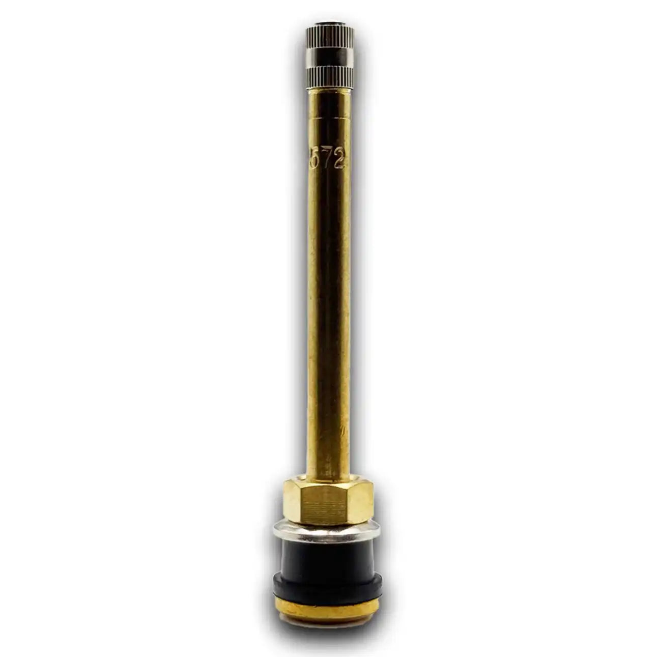 TR572 Brass Clamp-In Truck Valve Stem 3.75" Straight