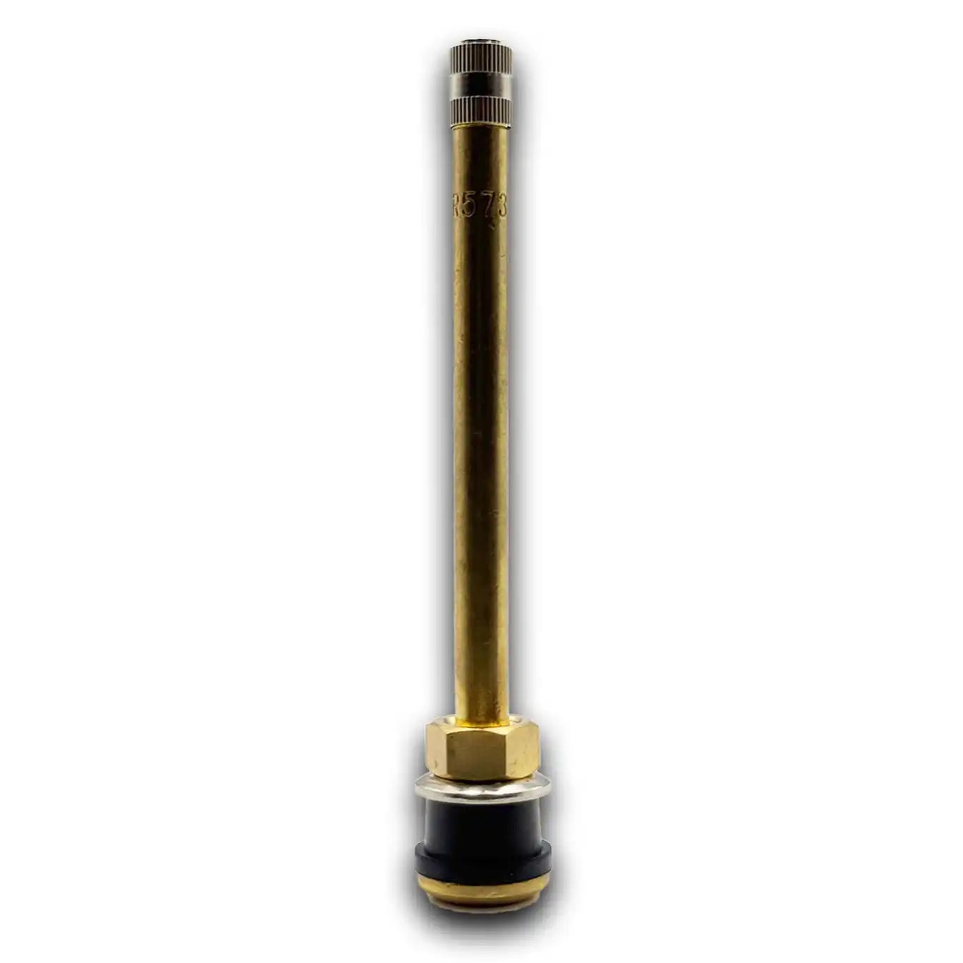 TR573 Brass Clamp-In Truck Valve Stem 4.38" Straight