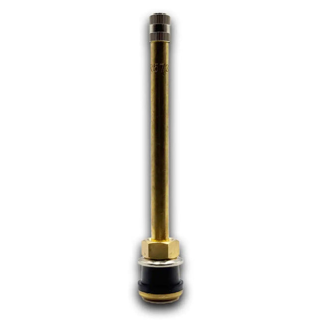 TR573 Brass Clamp-In Truck Valve Stem 4.38" Straight