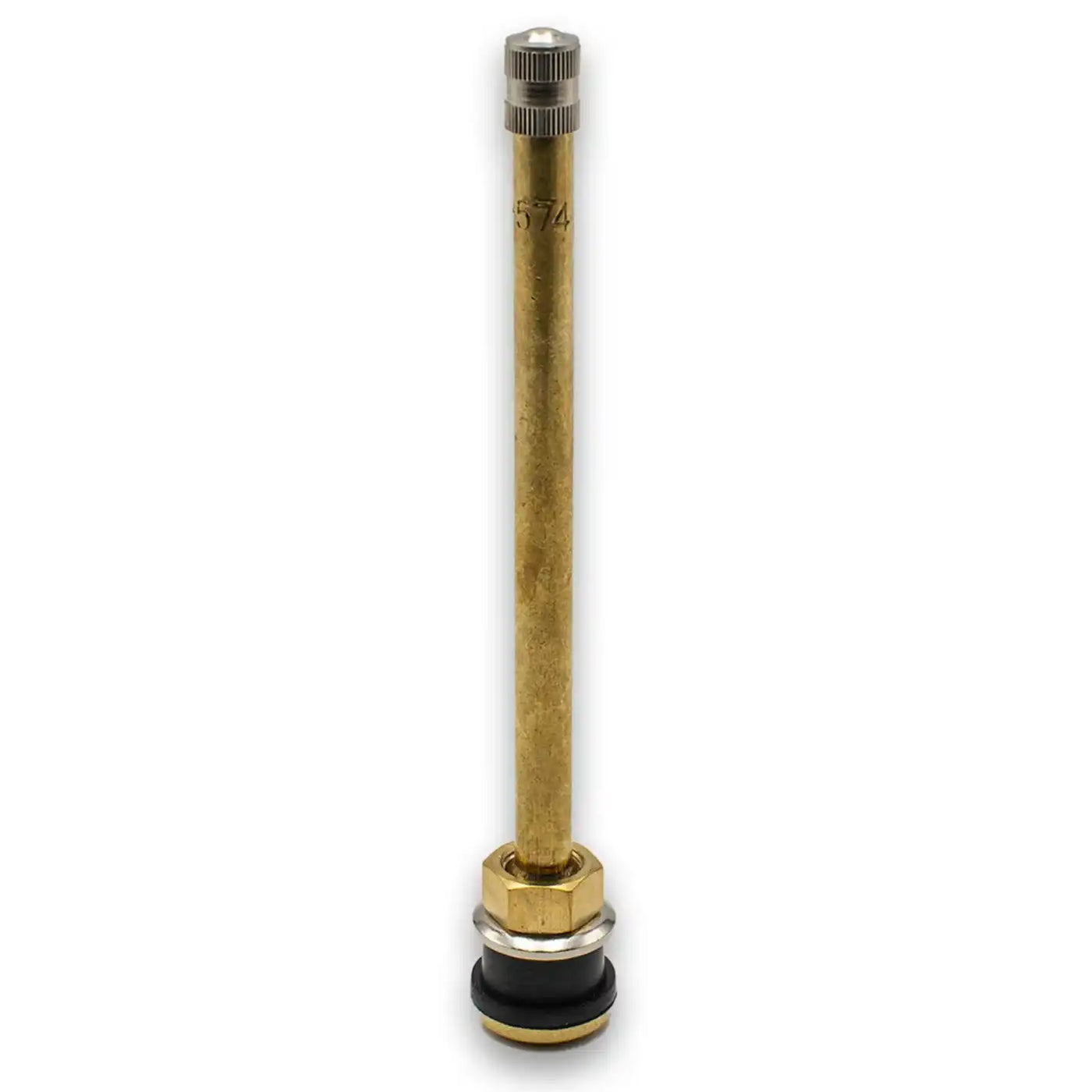 TR574 Brass Clamp-In Truck Valve Stem 5" Straight