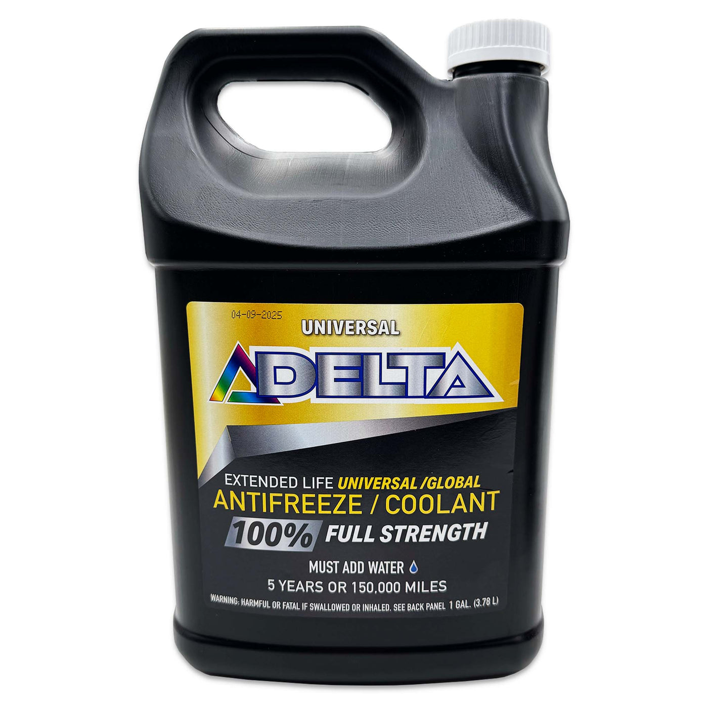 Universal Yellow 50/50 Coolant Long-Life Antifreeze, 1 Gallon