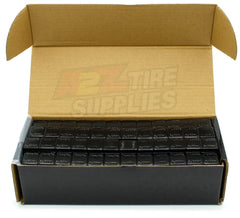 1/4 oz Black Coated Steel Adhesive Wheel Weights - Blue Tape, 50 Strips / 600 Segments, additional view 4