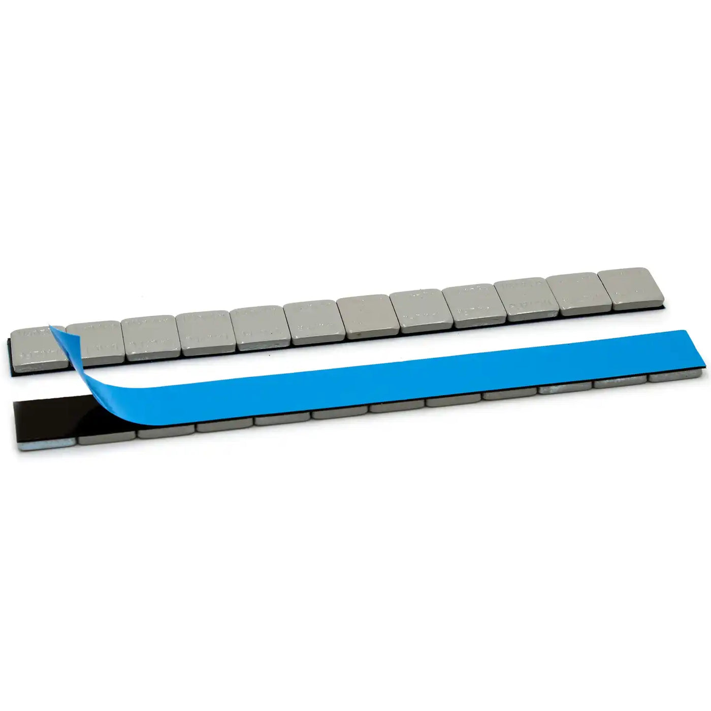 1/4 oz Gray Coated Steel Adhesive Wheel Weights - Blue Tape, 50 Strips / 600 Segments, additional view 3