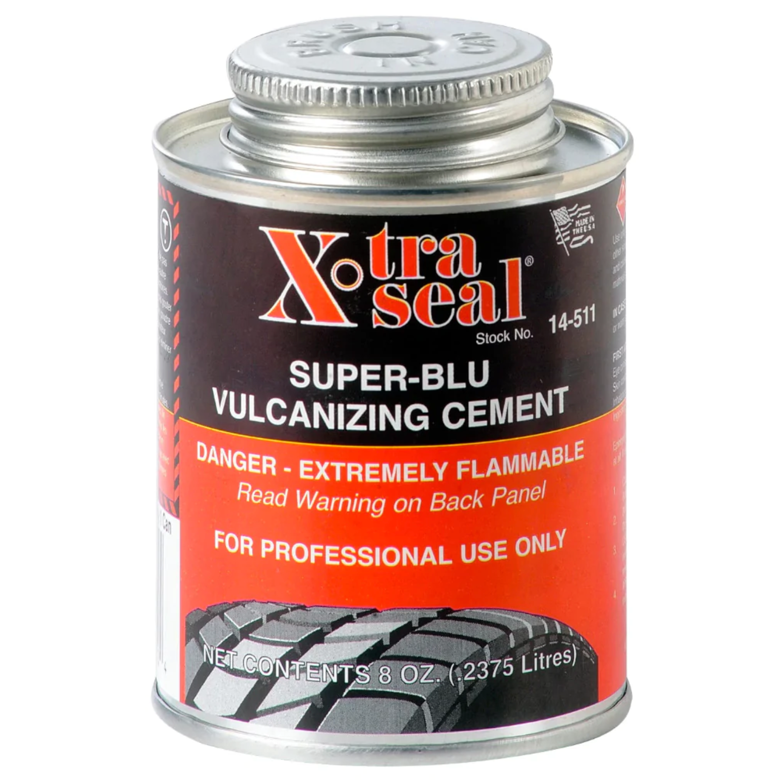 Xtra Seal Super-Blu Vulcanizing Cement Flammable