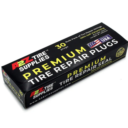 A2Z-408-30 - 8" Brown Thick Self-Vulcanizing Tire Repair Plug String Inserts - A2Z Tire Supplies