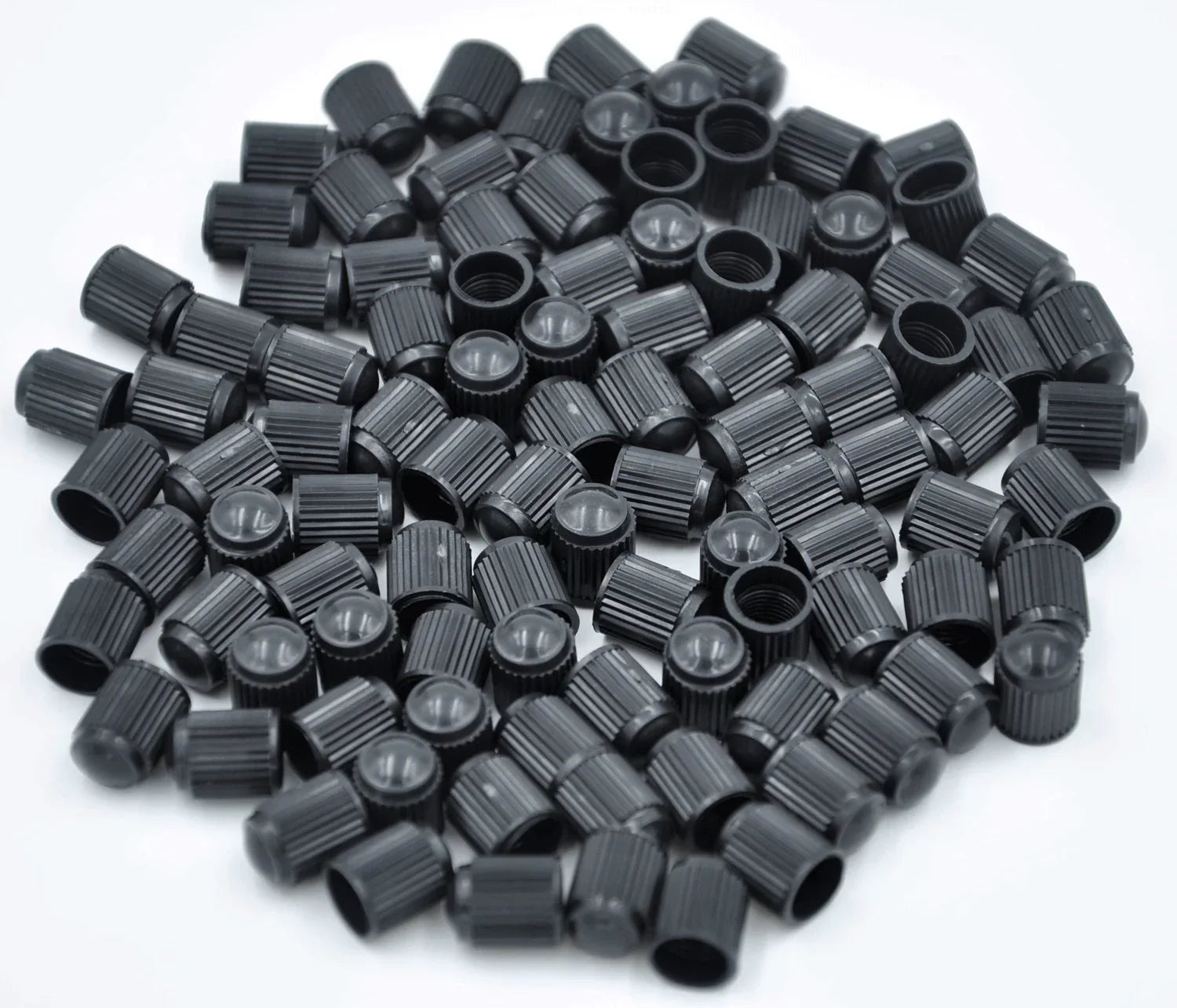 A2Z-701-200 Universal Black Plastic Tire Valve Stem Caps fits Passenger Cars, Trucks, Motorcycles and SUVs - A2Z Tire Supplies