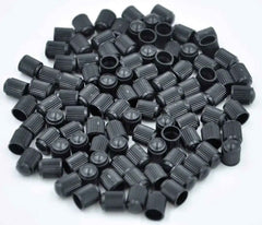 Black Plastic Valve Stem Caps - Universal | Cars, Trucks & Motorcycles