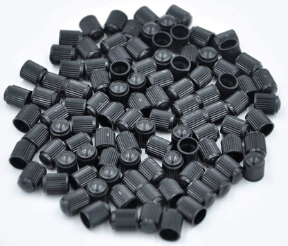 A2Z-701-200 Universal Black Plastic Tire Valve Stem Caps fits Passenger Cars, Trucks, Motorcycles and SUVs - A2Z Tire Supplies