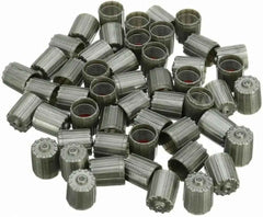 Gray Valve Stem Caps with O-Ring Seal - Universal | Cars, Trucks & Motorcycles