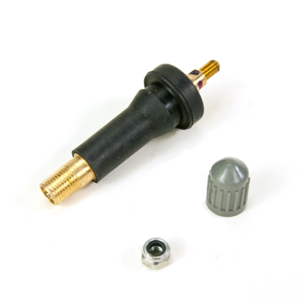 Rubber Snap-in Valve Stems For LEAR TPMS Sensors, Includes Locking Hex Nut | VS-1010