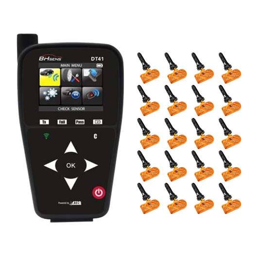 20 PCS BHSens UVS 7051 Sensors + 1 ATEQ DT-41 TPMS Programming Tool - a2ztiresupplies