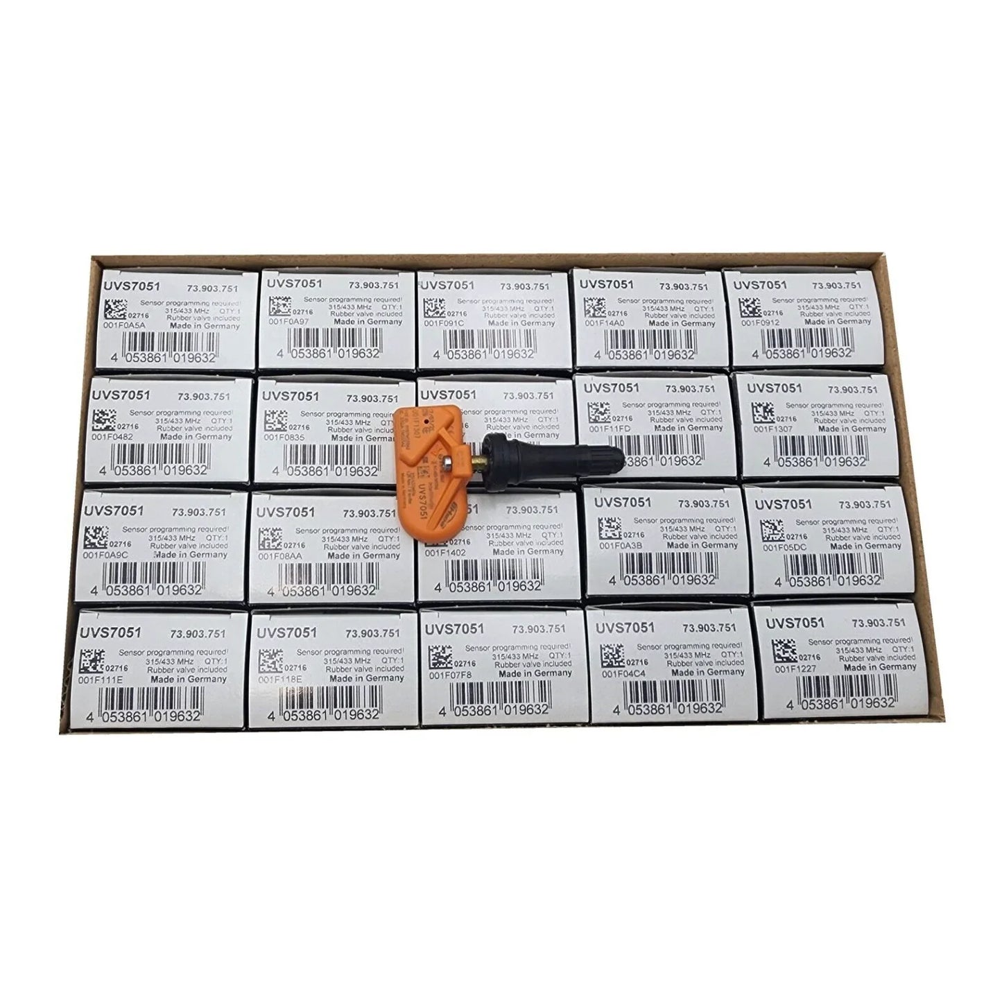 A2Z-DT-41 (20x UVS7051) BH Sens Huf TPMS Sensors + ATEQ DT41 Relearn Tool - A2Z Tire Supplies