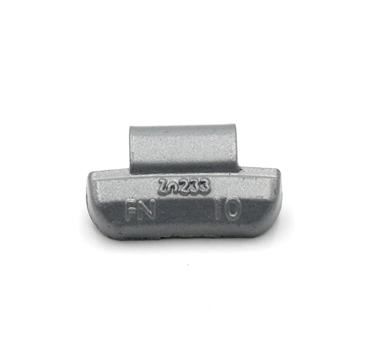 FN Series 10g Rust-Proof Epoxy Coated Zinc Hammer-On Wheel Weights - Box of 100 - a2ztiresupplies