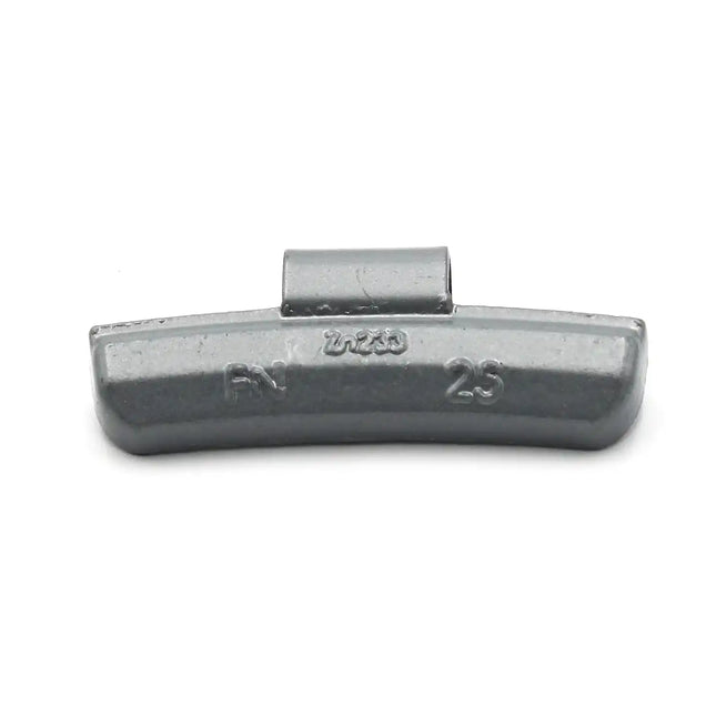A2Z-ZN-FN-25g - FN Profile 25g Zinc Clip‑on Wheel Weights - Box of 100 - A2Z Tire Supplies