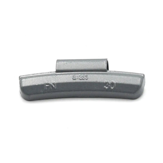 A2Z-ZN-FN-30g - FN Profile 30g Zinc Clip‑on Wheel Weights - Box of 100 - A2Z Tire Supplies