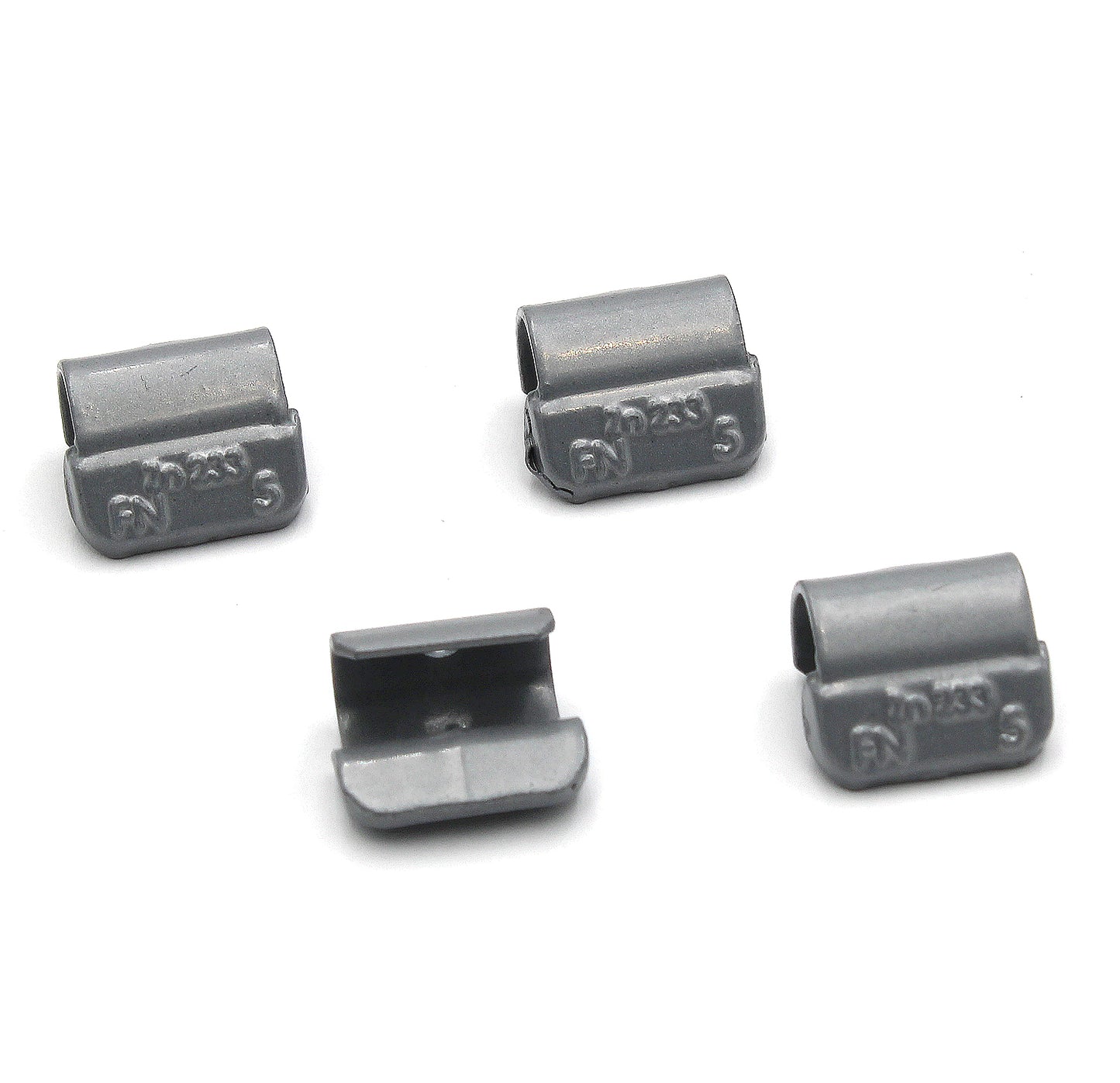 FN Series 5g Rust-Proof Epoxy Coated Zinc Hammer-On Wheel Weights - Box of 100 - a2ztiresupplies