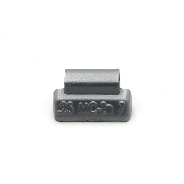 A2Z-ZN-MC-0.25 - MC Profile 0.25 oz Zinc Clip‑on Wheel Weights - Box of 100 - A2Z Tire Supplies