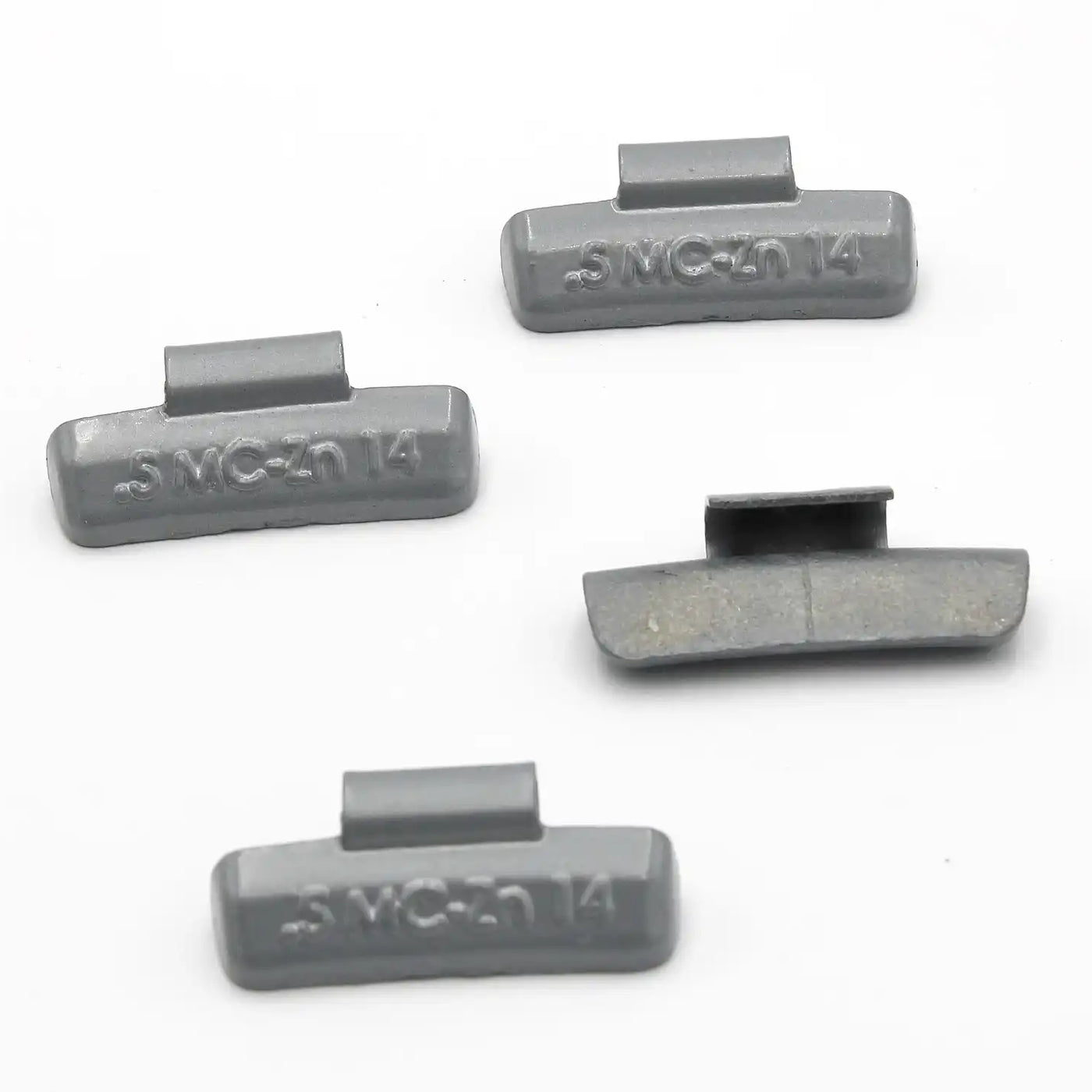 MC 0.50oz Zinc Clip on Wheel Weights for Domestic Alloy Rims 100 PCS, additional view 3