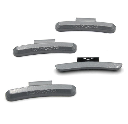 MC Series 1.25‑oz Rust-Proof Epoxy Coated Zinc Hammer‑On Wheel Weights - Box of 50 - a2ztiresupplies