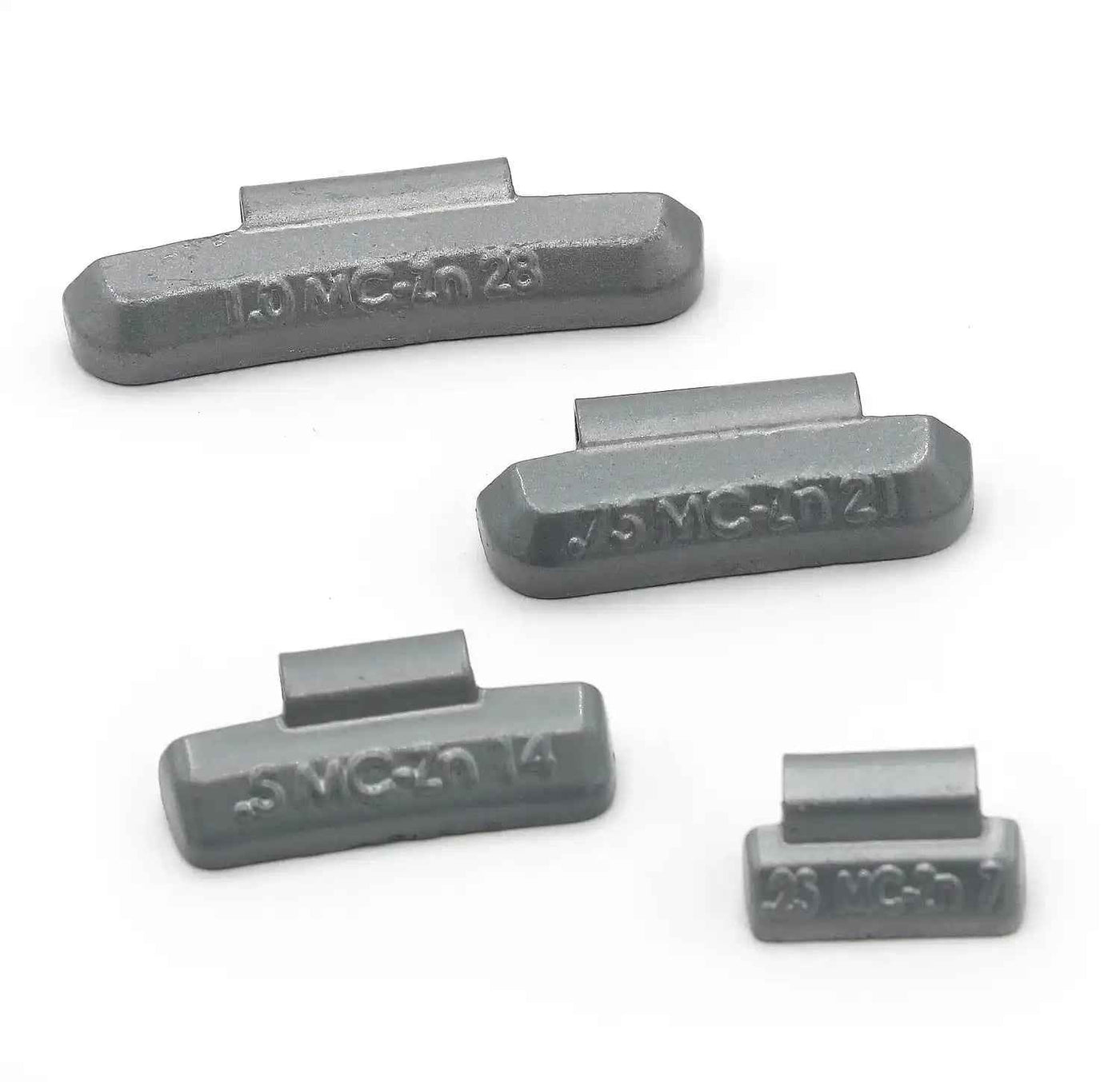 MC Zinc Clip on Wheel Weights Assortment 0.25 0.50 0.75 1.0oz for Domestic Alloy Rims 100 PCS