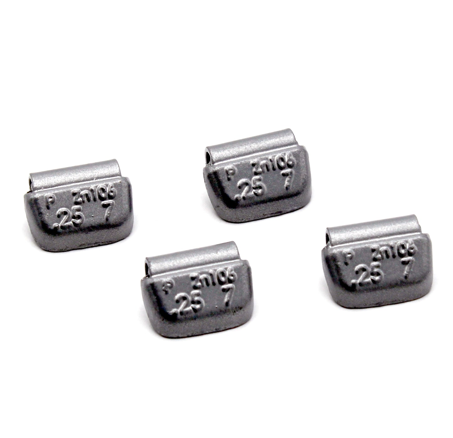 P Series 0.25-oz Rust-Proof Epoxy Coated Zinc Hammer-On Wheel Weights - Box of 100 - a2ztiresupplies