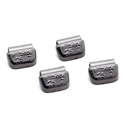 P Series 0.25-oz Rust-Proof Epoxy Coated Zinc Hammer-On Wheel Weights - Box of 100 - a2ztiresupplies